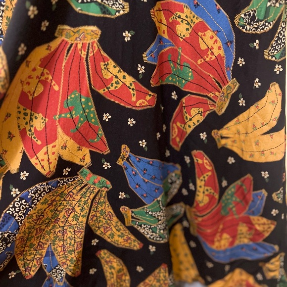 Farm Rio Tropical Banana Minidress with Sleeves - Picture 8 of 11